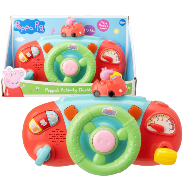 Panoul de Bord al Șoferului "Purcelușa Peppa"