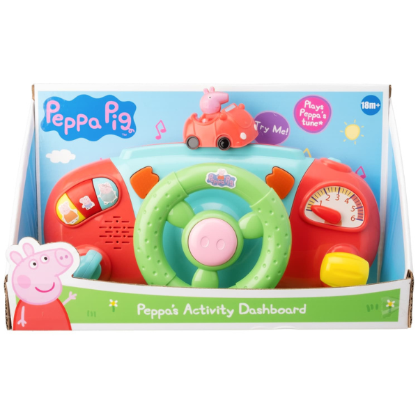 Panoul de Bord al Șoferului "Purcelușa Peppa"