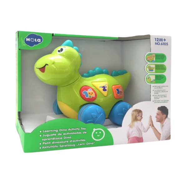 Jucarie interactiva "Dino" cu muzica si lumina