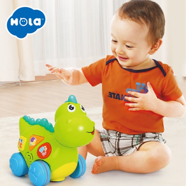 Jucarie interactiva "Dino" cu muzica si lumina