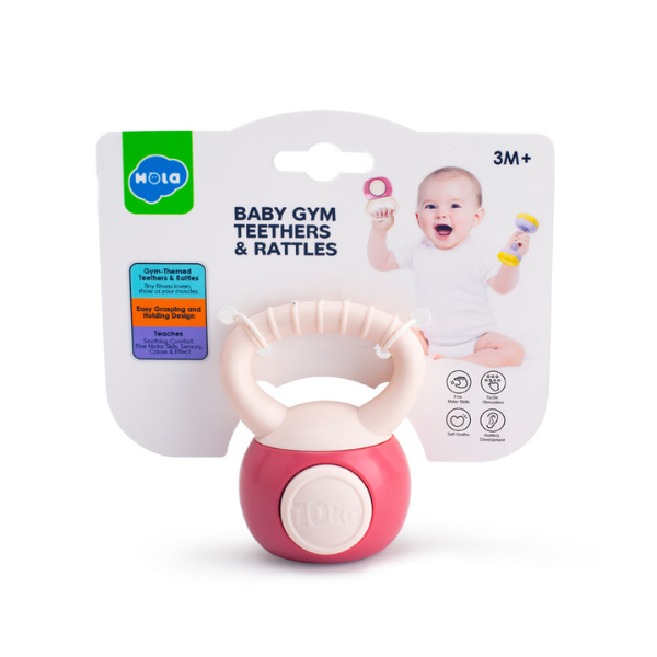 Set de zornăitoare și ventuze "Baby Gym", 9 modele