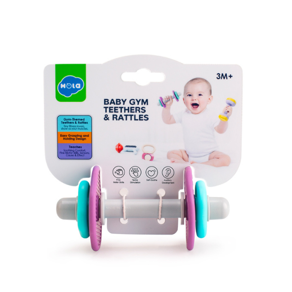 Set de zornăitoare și ventuze "Baby Gym", 9 modele