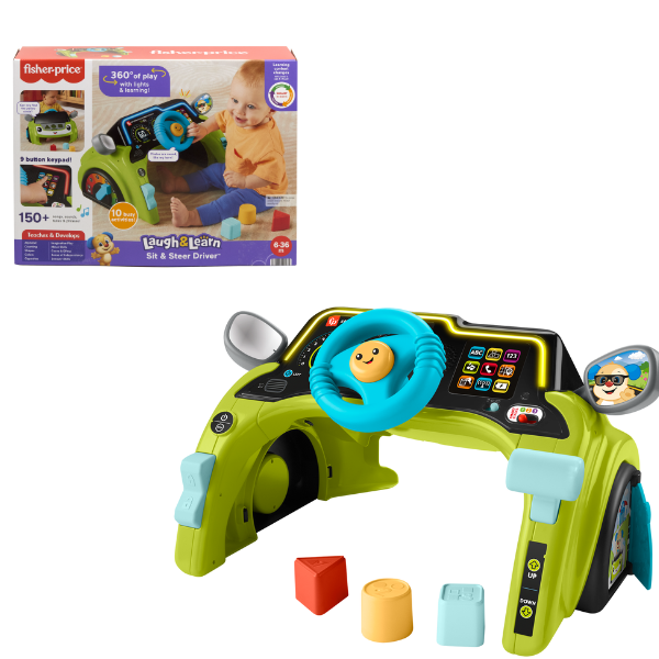 Интерактивный игровой центр для малышей "Машинка"