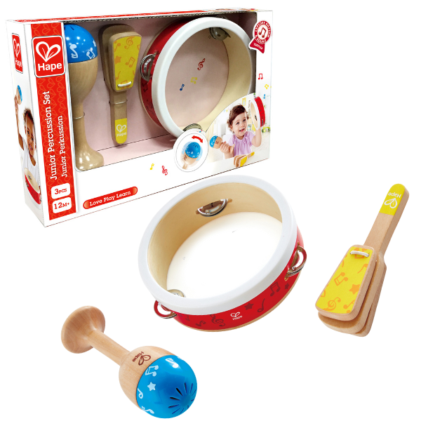 Set de instrumente muzicale din lemn