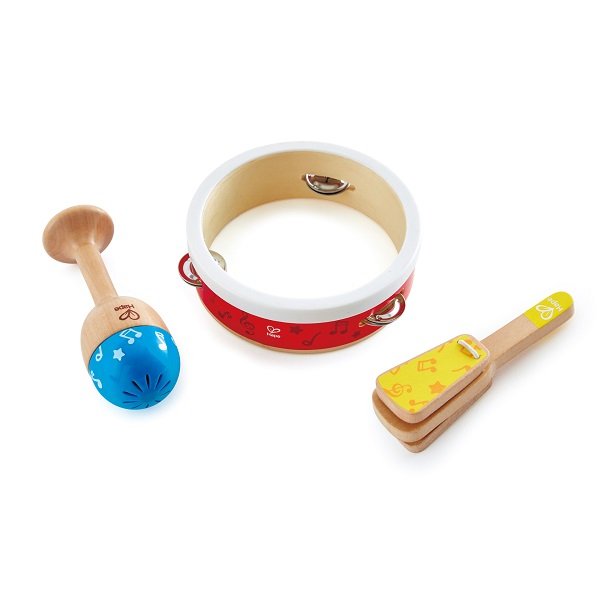 Set de instrumente muzicale din lemn