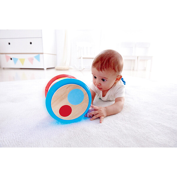 Детский барабан Hape деревянный
