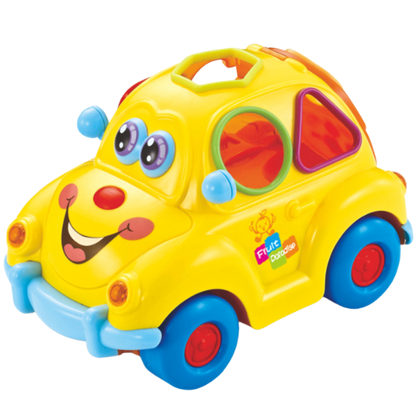 Masinuta muzicala sorter „Masina vesela cu fructe”