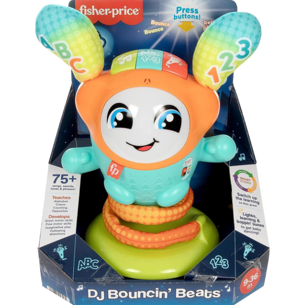 Fisher-Price Dj Bouncin’ Beats, jucărie educativă pentru bebeluși