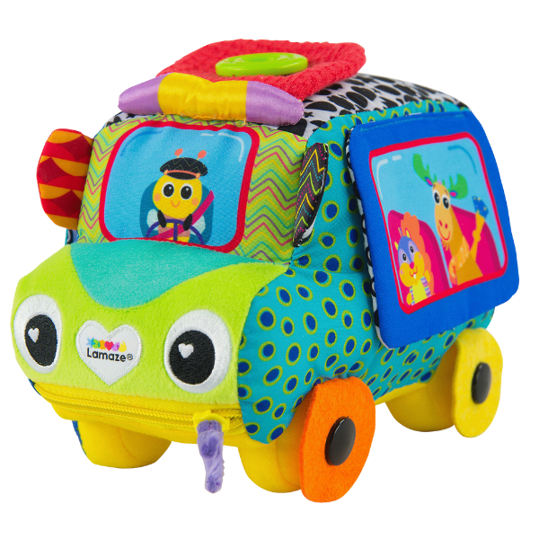 Jucăria educativă din pluș ”Autobuzul Freddie”