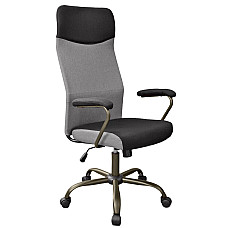 Fotoliu Birou F-6310~Grey Black..