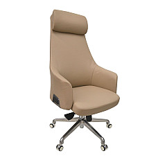 Fotoliu Birou POLARD Brown Light..