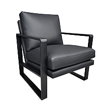 Fotoliu YORK Pu Black..