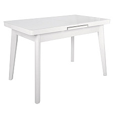 Masă Extensibilă MG-A044 White Glas..