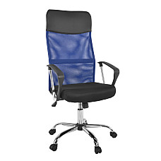 Fotoliu Birou F-63 Black+Blue..