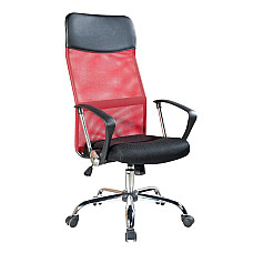 Fotoliu Birou F-63~Black+Red..