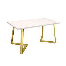 Masă FRIDA Mătase+Golden Legs 150×8..