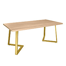 Masă FRIDA Sonoma+Golden Legs 180×9..