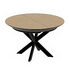 Masa NOVA Furnir Natural Wood+Black..
