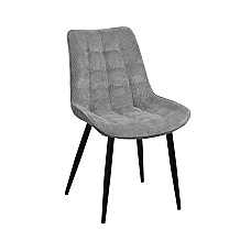 Scaun Hans Velvet Grey BGF166-4+Bla..