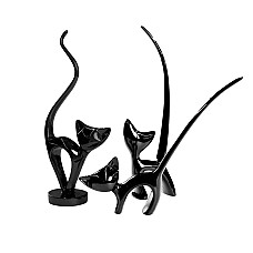 Deco Pisici~Black 3 pcs..