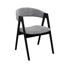 Scaun Rustic Grey+Black Legs..