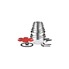 TEFAL комплект посуды L897SJ04 inox