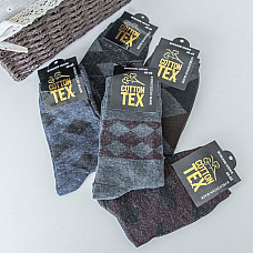 Мужские носки, BITEX, Высокие, 40-45, Байка, Различные Цвета
