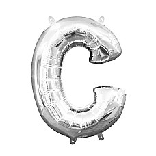 Надувные буквы c Cеребристый, 26