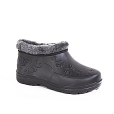Women's rubber shoes, PAYAS, 38-41, Черный, ЭВА, Подошва ЭВА, Текстиль