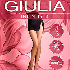 Колготки женские, GIULIA, Infinity, M, 20 DEN, 90%PO/9%Эластан/1%Хлопок, Бежевый