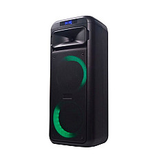 Портативная колонка с колесами, TEMEISHENG, 25 Вт, USB/SD-карта, Bluetooth 4.0, ЖК-дисплей, Аккумулятор, Панель управления/Микрофон/Пульт