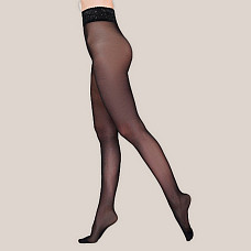 Колготки женские, GIULIA, Impresso, 40 DEN, 2-S, Черный, 91%PO/8%Эластан/1%Хлопок