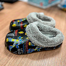 Домашние детские тапочки, GEZER, ЭВА, Черный, 30-35