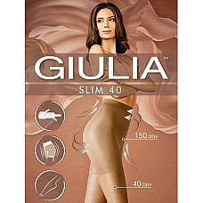 Колготки женские, GIULIA, Slim, 2-S, 40 DEN, Бежевый