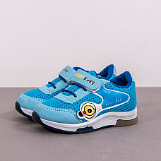 Кроссовки детские, GEZER, 22-25, Синий, ПВХ, Подошва PVC