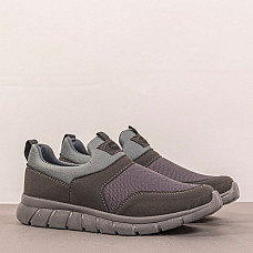 Мужские кроссовки, RIMEX, 40-44, Серый, Текстиль/Полиуретан, Резиновая Подошва