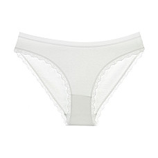 Женские трусы, DONELLA, 95% Хлопок/5% Эластан, Белый, XXL