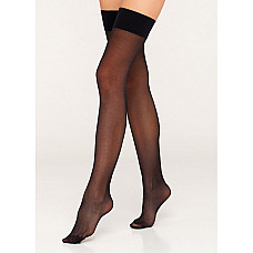 Женские чулки, GIULIA, Segreto, S/M, 20 DEN, 93%Полиамид/7%Elastan, Черный
