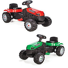 Tractor cu pedale ACTIVE, roșu/verd..