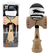 "Kendama Super Sticky X Original", металлический подшипник, веревка 62/65 см, King size 7.5 x 6 x 18 см , "Дракон"
