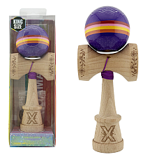 "Kendama Super Sticky X Original", металлический подшипник, веревка 62/65 см, King size 7.5 x 6 x 18 см , «Звёздное небо»