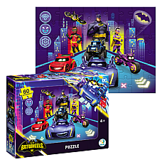 Пазл "Batwheels: Происхождение Бэтколес", 60 элем.
