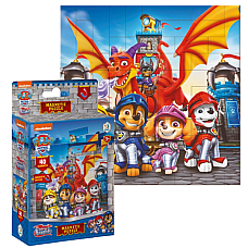 Puzzle magnetic "Cavalerii salvatori", seria Patrula cățelușilor, 40 elem.