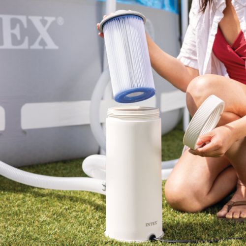 INTEX Pompă cu filtru - cartuș "Krystal Clear C1000", 3785 l/h