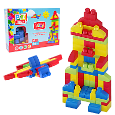 Set de construcție cu blocuri strălucitoare "Play Blox", 56 piese