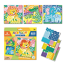 Mozaic cu abțibilduri "Zoo", 400 elem.