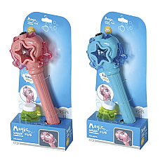 Baloane de săpun "Bagheta magică" (Albastru/Roz)