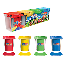 Set de plastilină în tub, clasic, 4..