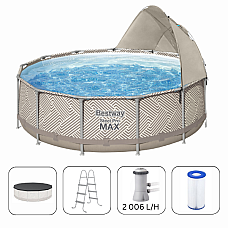 Bestway Бассейн STEEL PRO MAX 396х107 см, 11133Л, металлический каркас