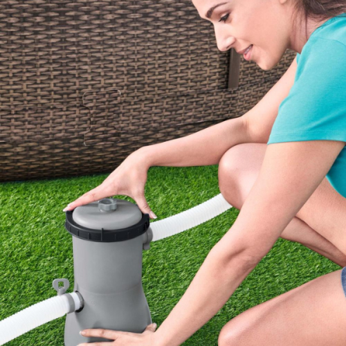 Bestway Pompa de filtrare cu cartuș, 3028 L/h, pentru piscine
